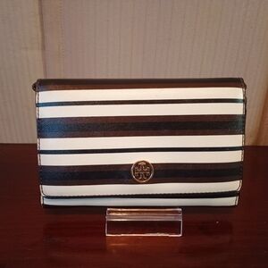 Tory Burch Robinson Striped Mini Bag